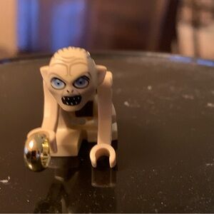 LEGO‎ Gollum Sméagol Minifigure with Gold Ring and wide eyes Hobbit Retired